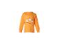 Orangefarbenes Kinder-Langarmshirt mit Geistern und dem Text 'SPOOOOKY NIGHT~'.