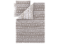 Wendebettwäsche in Taupe mit norwegischem Muster.