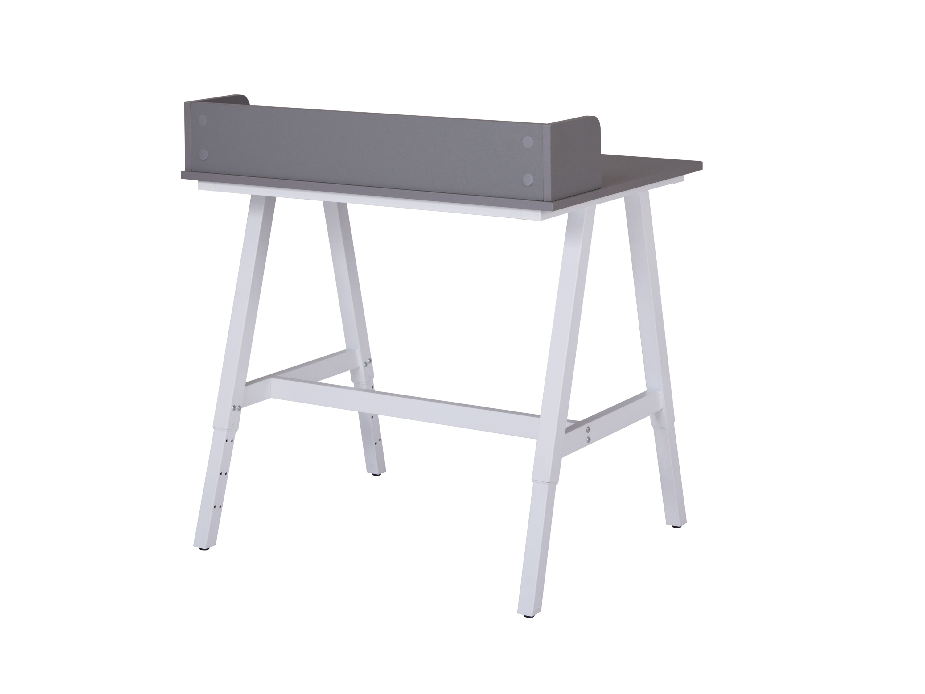 Thumbnail - Inter Link Schreibtisch Emmelie höhenverstellbar (grau/weiss)
