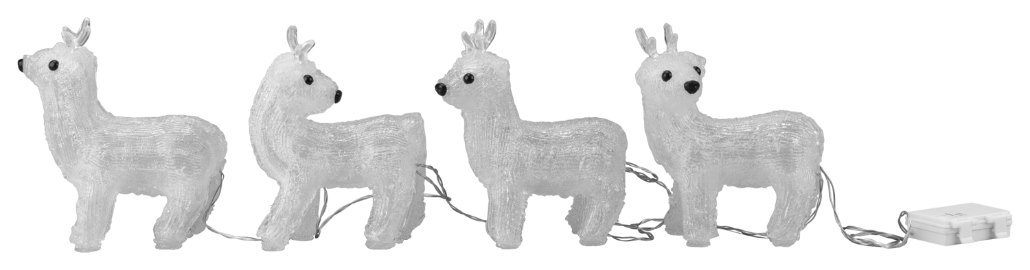 LIVARNO® LED-Dekofigur »Reh/Weihnachtsmann«/ LED-Dekofiguren »Rentiere« – Bild 3 von 4