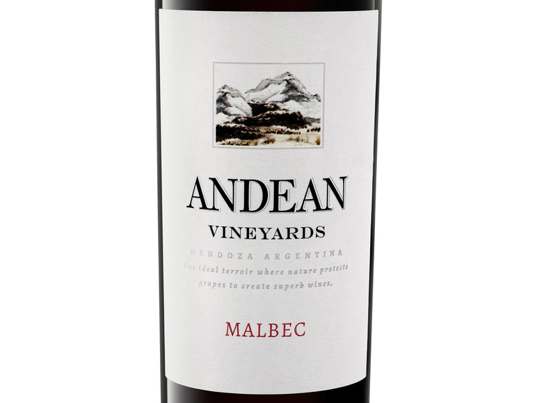 Gehe zu Vollbildansicht: Andean Vineyards Malbec Argentinien trocken, Rotwein 2022 - Bild 2