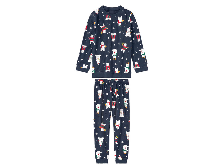 Gehe zu Vollbildansicht: lupilu® Kleinkinder Mädchen Pyjama mit weihnachtlichen Motiven - Bild 13