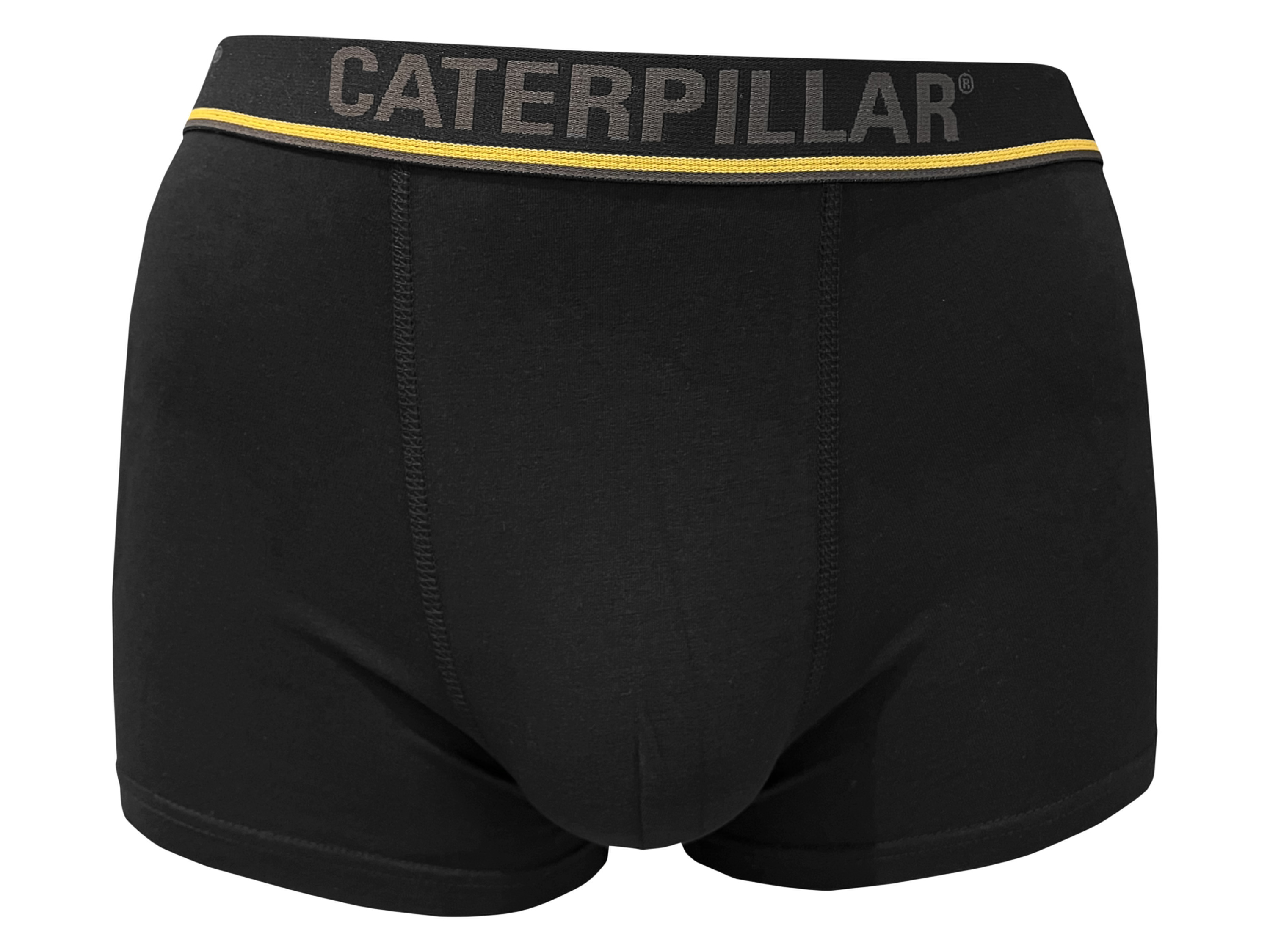 Thumbnail - Caterpillar Herren Boxershorts (schwarz/gelb, XXl)