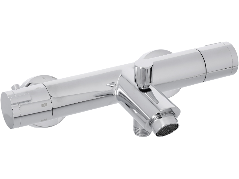 Verchromter Thermostat-Duschmischer