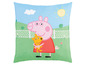 Kissen mit Peppa Pig und ihrem Teddybär.