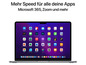 Ein MacBook mit Apps wie Microsoft 365, Zoom und mehr.