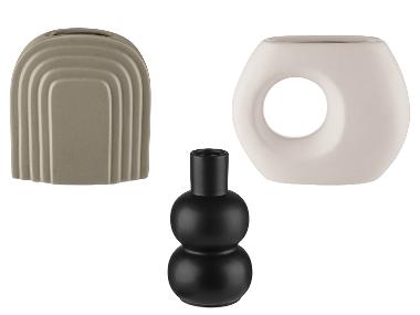 LIVARNO home Skulptur-Vase, aus glasierter Keramik