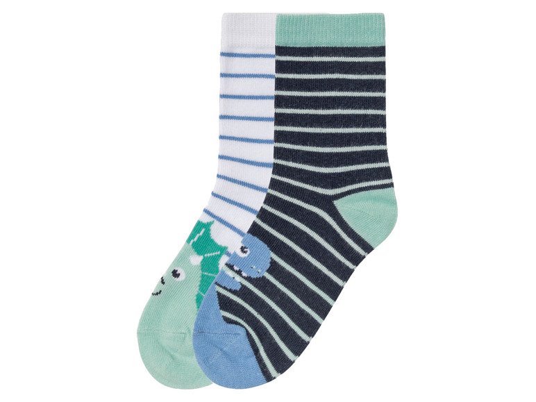 Gehe zu Vollbildansicht: Kinder/Kleinkinder Socken, 2 Paar, mit bunten Motiven - Bild 20