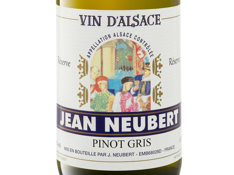 Gehe zu Vollbildansicht: Jean Neubert Pinot Gris Reserve Elass AOC halbtrocken, Weißwein 2021 - Bild 2
