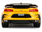 Gelbes Spielzeugauto Chevrolet Camaro mit Transformers-Logo.