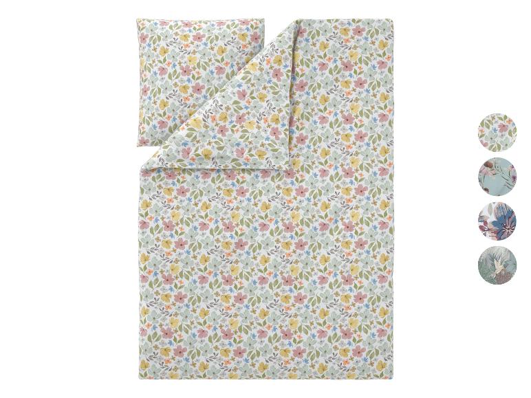 Bettwäsche-Set mit Blumenmuster in Pastellfarben
