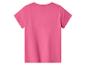 Rosa Kurzarm-T-Shirt, Rückansicht.