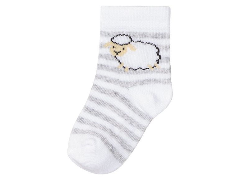 Gehe zu Vollbildansicht: lupilu Baby Socken, 5 Paar, mit Bio-Baumwolle - Bild 5