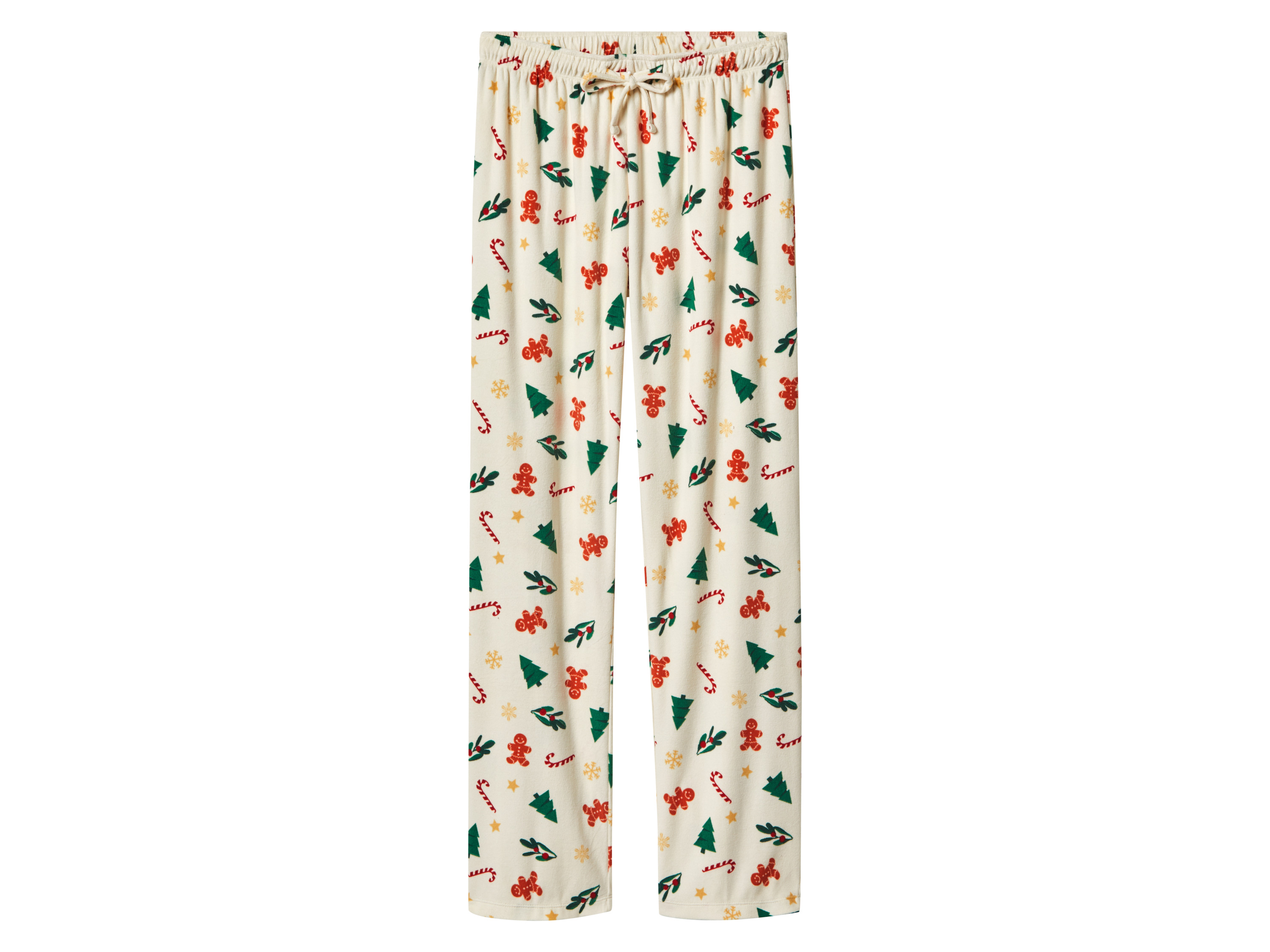 Thumbnail - esmara® Damen Velours-Pyjama (Weiß, S(36/38))