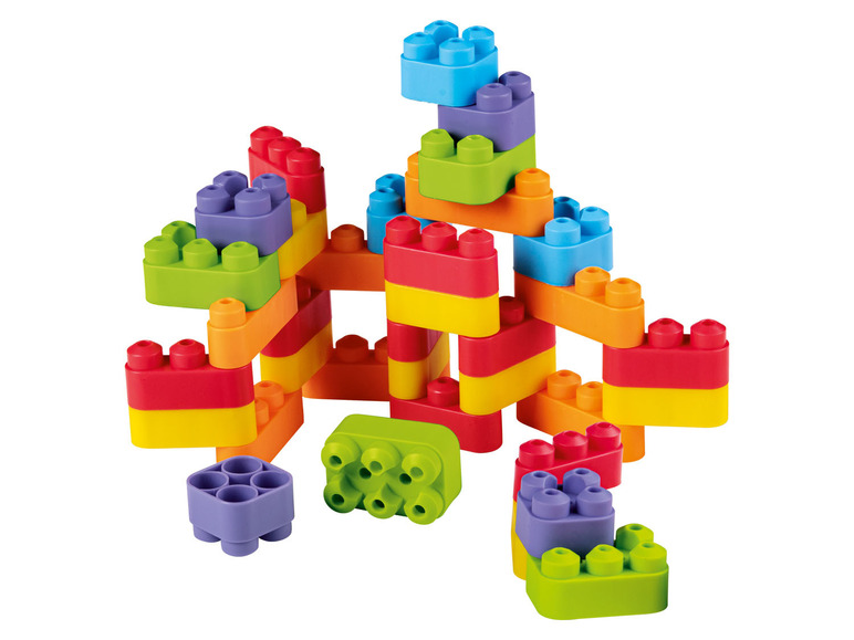 Gehe zu Vollbildansicht: Playtive Babyspielzeug, Babyspielzeug, mehrteilig, farbenfrohe Steine - Bild 14
