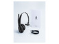 Schwarzes Taotronics drahtloses Mono-Headset mit Ladekabel und Handbuch