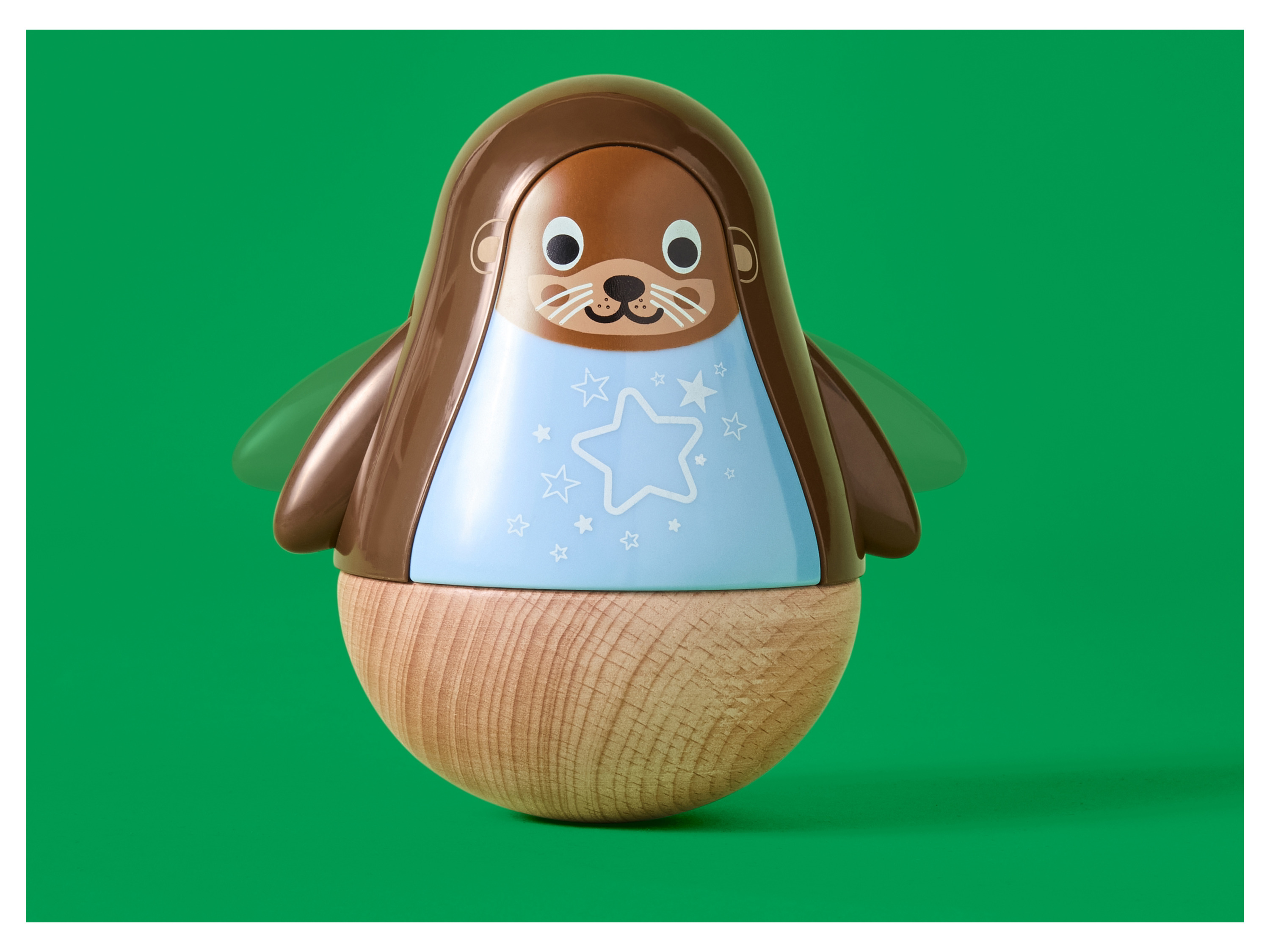 Thumbnail - lupilu® Holz Baby Klangspielzeug (Steh-Auf Otter)""