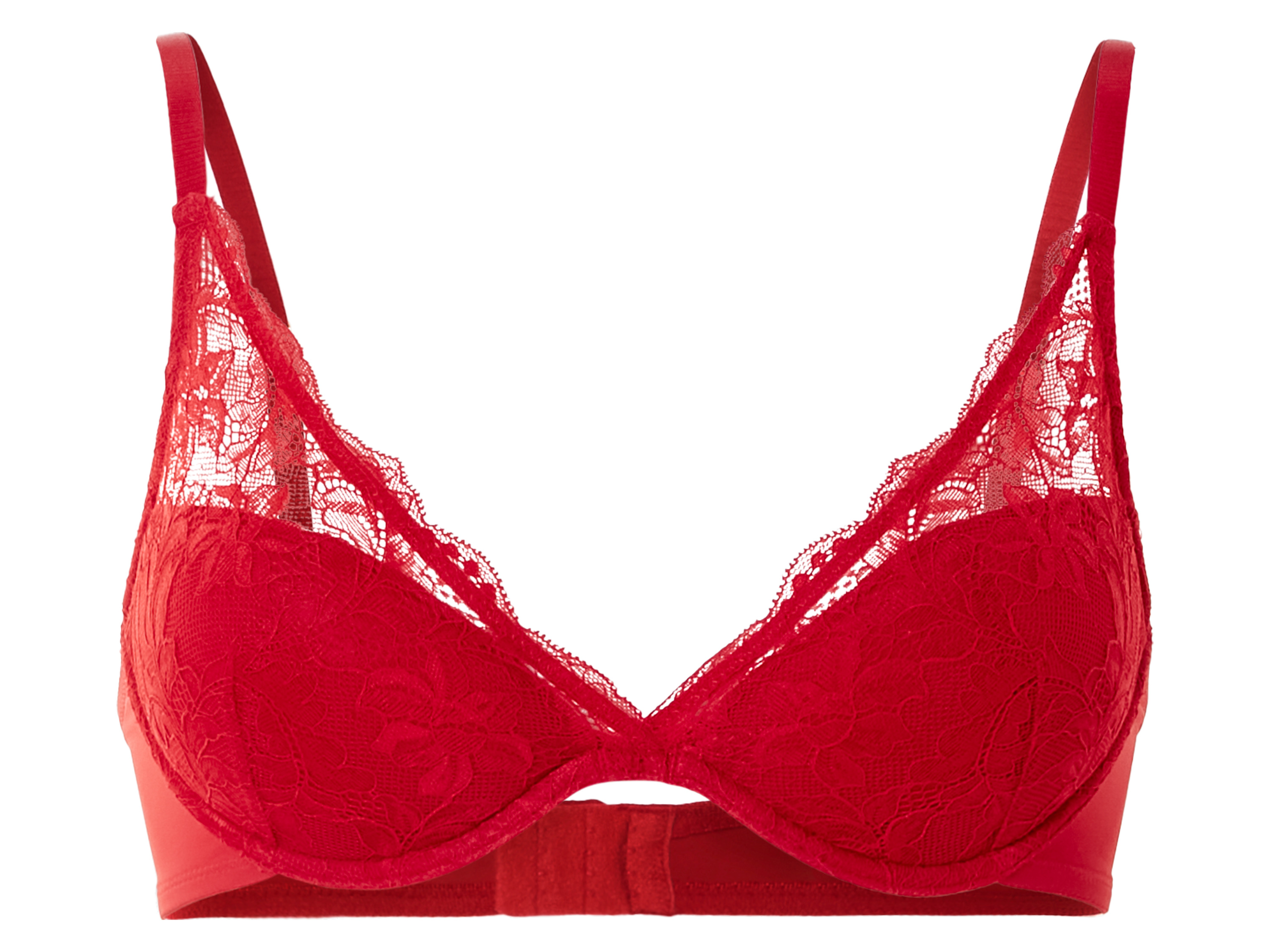 esmara® Damen BH Spitze (Rot, 80C) | 04335814037697