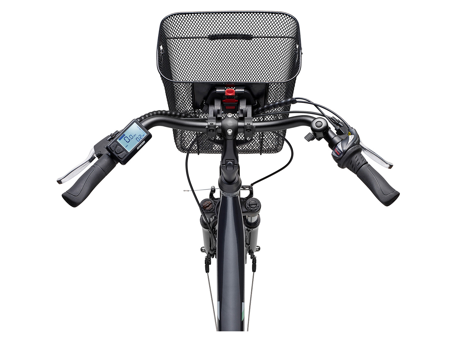 Telefunken E-Bike Cityrad Multitalent RC822, 7 Gang Shimano Tourney Schaltwerk, Kettenschaltung, Frontmotor, 531,3 Wh, (Beleuchtung, Straßenzulassung, ca. 100 k – Bild 4 von 4