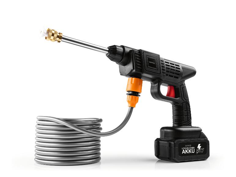 Akku-Hochdruckreiniger mit Schlauch, 21V