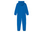 Ein blauer Overall mit Kapuze