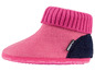 Rosa Wollpantoffeln mit Strickrand von Pepperts!