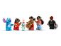 Lego Disney Lilo & Stitch Figuren, darunter Stitch, Lilo und andere Charaktere.