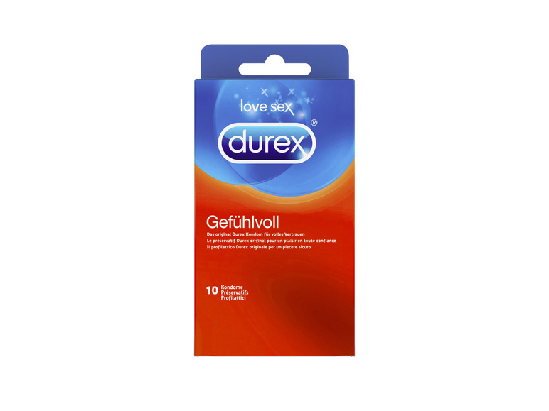 Gehe zu Vollbildansicht: Durex Gefühlvoll Kondome 10 Stk. - Bild 1