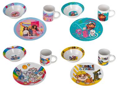 Frühstücksset »Barbie / Gabby / Paw Patrol / Rubble + Crew«