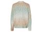 Gestrickter Pullover mit Ombre-Effekt in Pastelltönen.