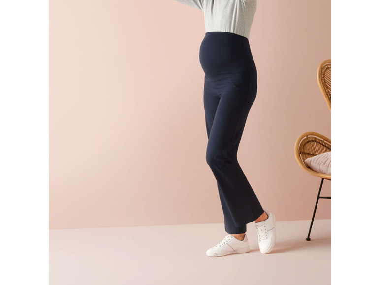 Gehe zu Vollbildansicht: esmara® Damen Umstands-Relaxhose mit elastischem Bauchband - Bild 9
