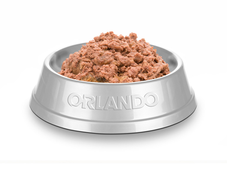 Gehe zu Vollbildansicht: ORLANDO Gourmet Hundenassnahrung Pur reich an Herz & Geflügelleber, 6 x 800 g - Bild 3