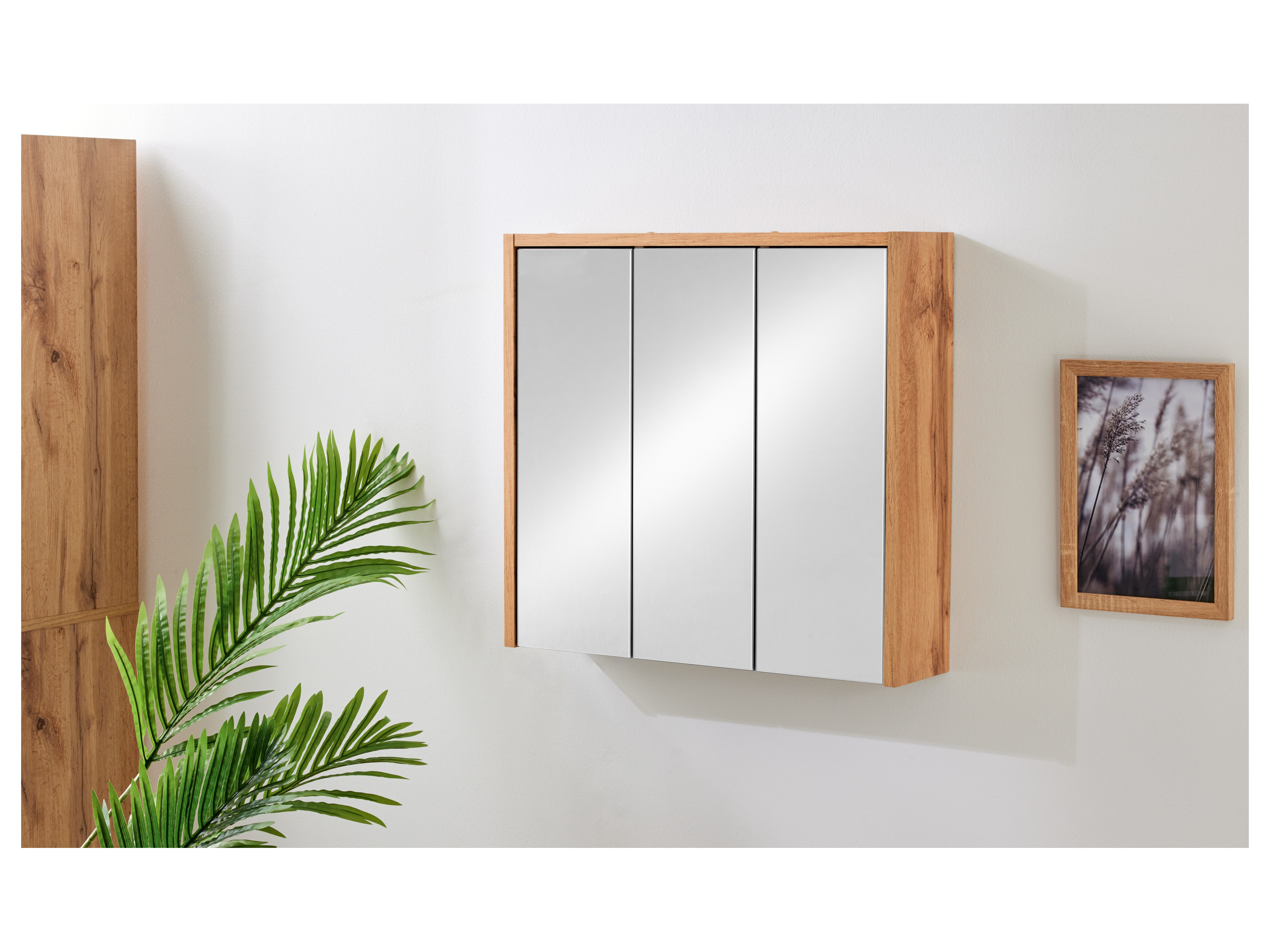 Thumbnail - LIVARNO home Spiegelschrank »Verona« in Wotan-Eiche-Nachbildung