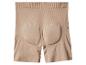Beige formende High-Waist-Shorts mit Po-Pads