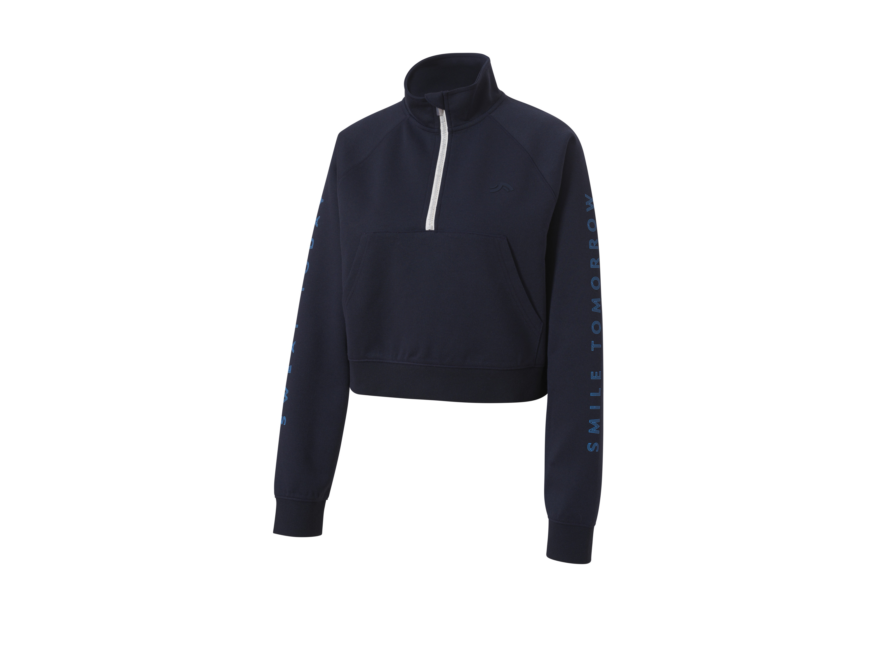 CRIVIT Damen Sweatpullover (Navy, L(44/46))““ | navy Muster – Detail mit Kängurutasche