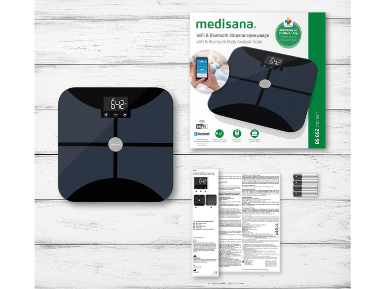 Gehe zu Vollbildansicht: MEDISANA BS 652 WiFi & Bluetooth Körperanalysewaage connect - Bild 11
