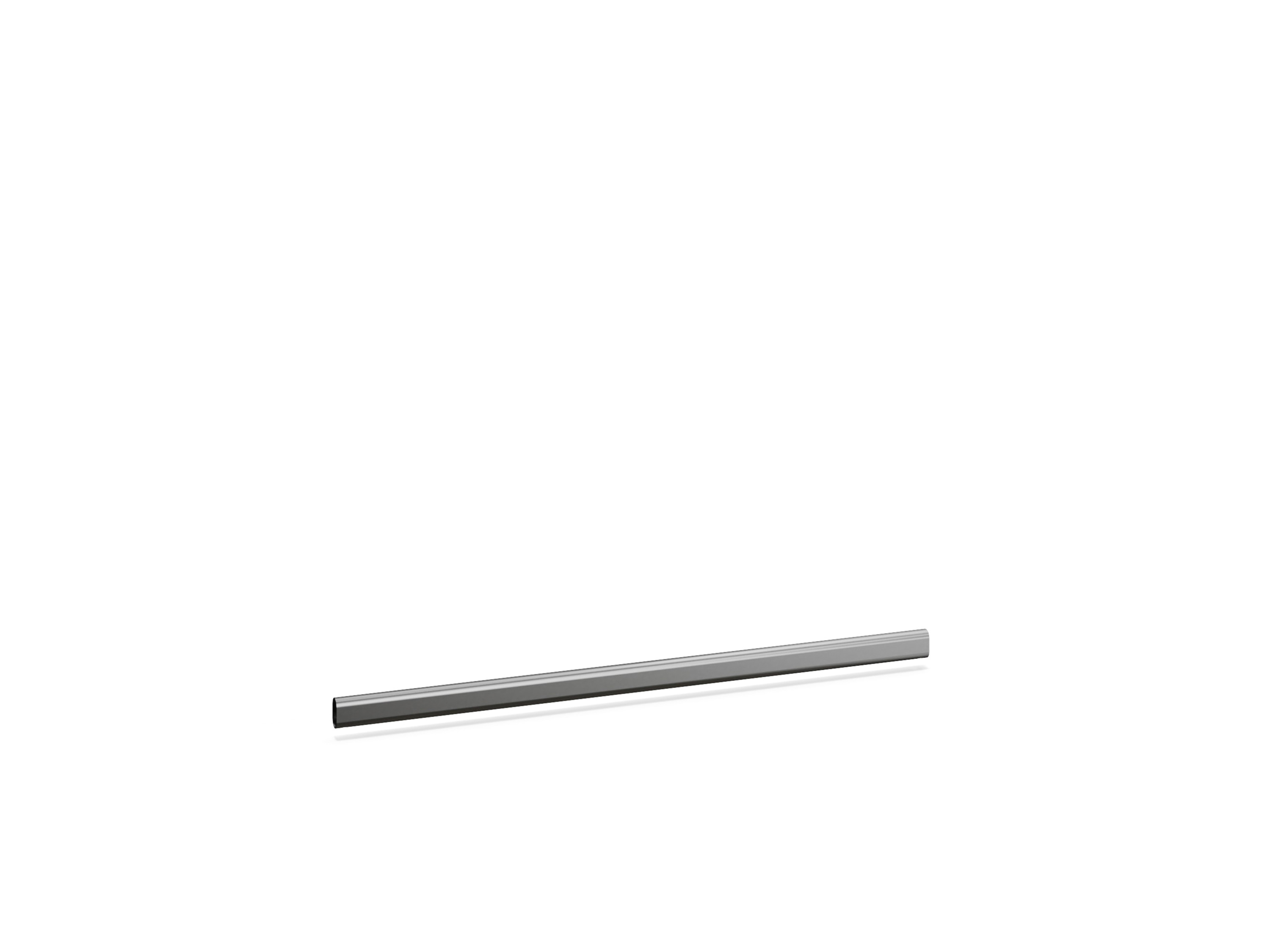 Kleiderstange für Kleiderschränke der Marke Rauch Orange (für elementbreite 67,5 cm, Silber, Breite 65 cm / Höhe 2,9 cm)