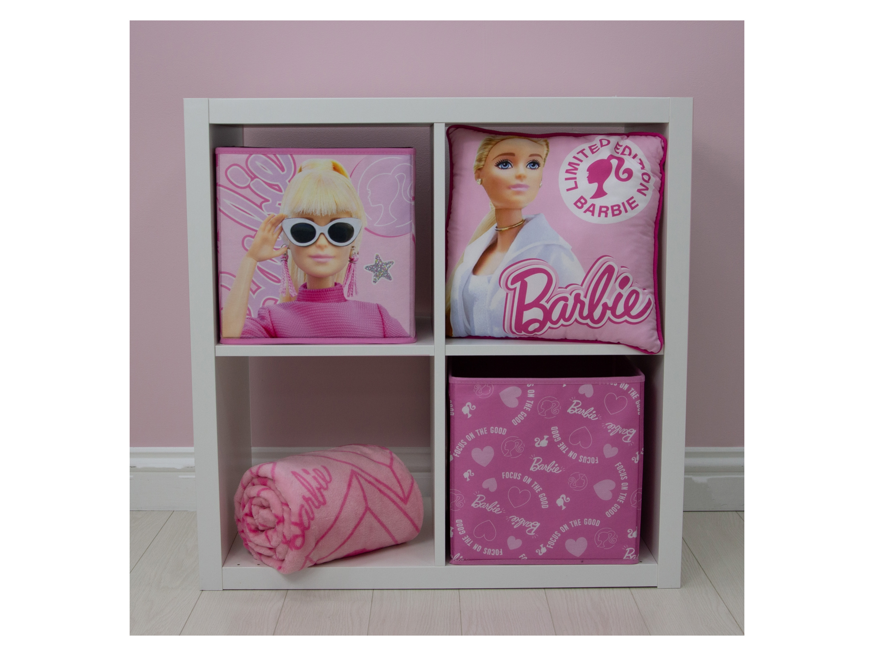 Thumbnail - Barbie Storage Boxen 2er 30x30x30 cm (Rosa)