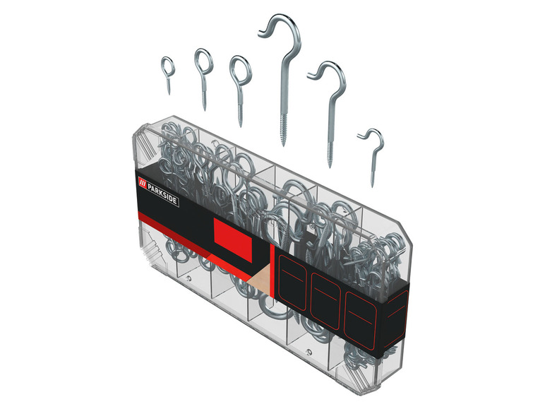 Gehe zu Vollbildansicht: PARKSIDE® Kleinteile Sortiment, in übersichtlicher Box - Bild 3