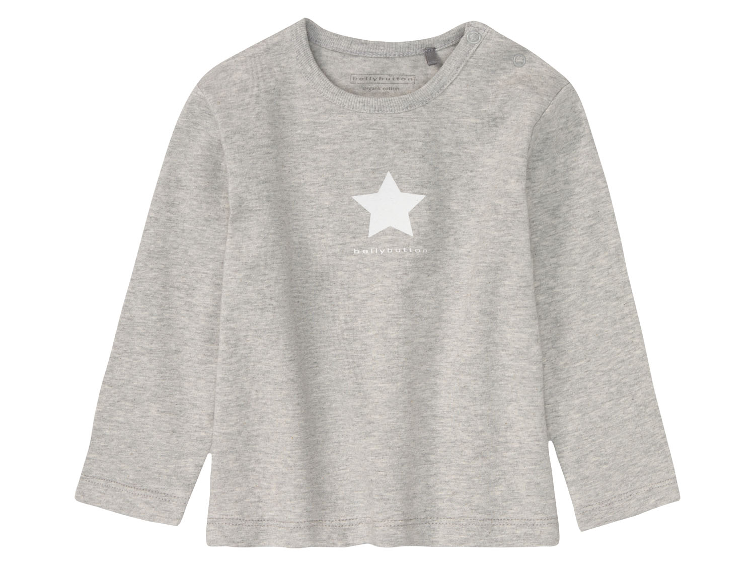 bellybutton Baby Langarmshirt (Grau, 74) | 04055592610881