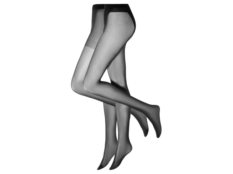 Zwei Paar schwarze Strumpfhosen