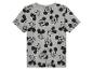 Ein graues T-Shirt mit Mickey Mouse-Print.