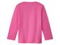 Rosa Langarm-Kinder-T-Shirt, Rückansicht