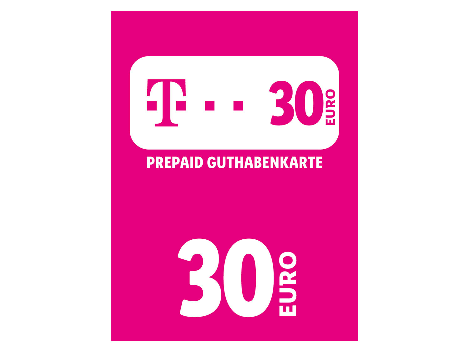 LIDL 30 Telekom | EUR kaufen Code online über