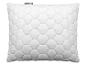Weißes gestepptes Dunlopillo Kissen mit Kreismuster