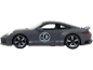 Graues Spielzeug-Sportauto mit der Nummer 60 auf der Seite.