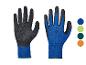PARKSIDE Arbeitshandschuhe in Blau und Schwarz, mit texturiertem Griff und Farboptionen.