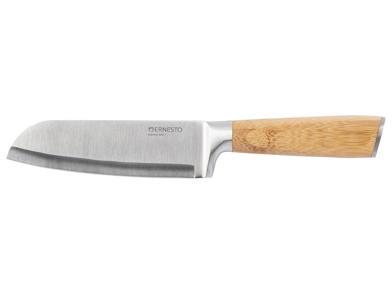 Gehe zu Vollbildansicht: ERNESTO® Messer mit Bambus-Griff, Edelstahl-Griff - Bild 14