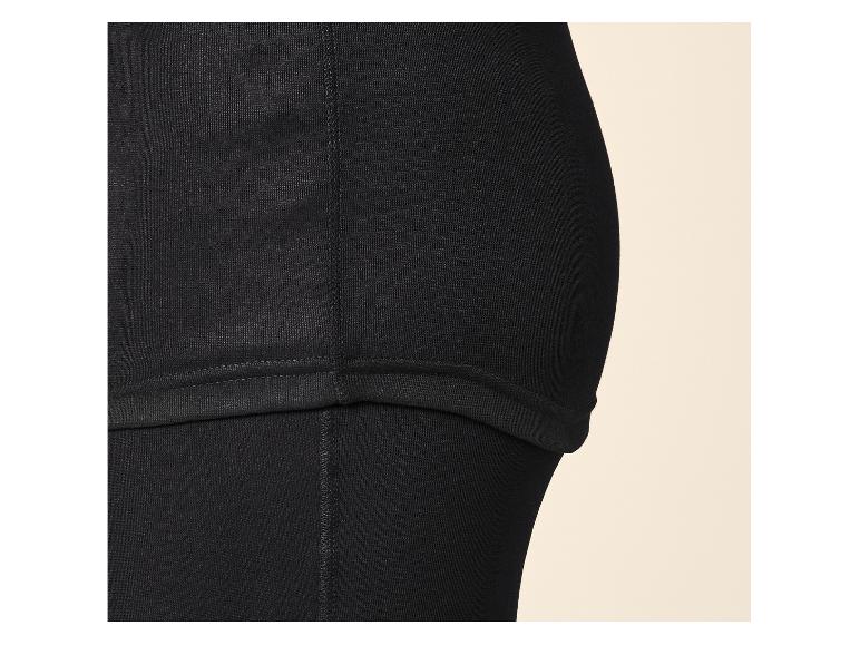 Schwarze, genähte Leggings oder Unterhose