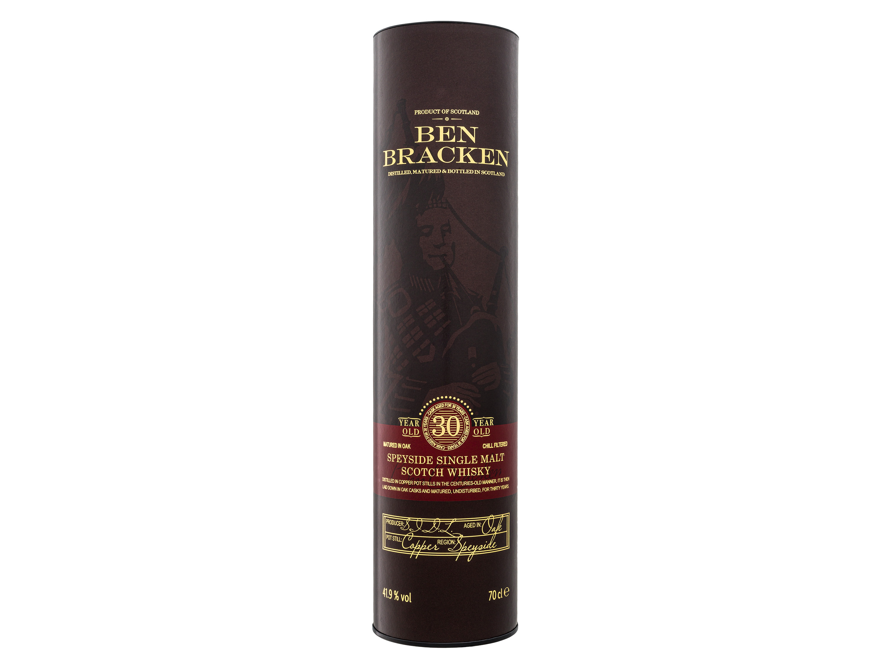 Thumbnail - Ben Bracken Speyside Single Malt Scotch Whisky 30 Jahre mit Geschenkbox 41,9% Vol
